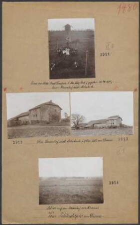 Grab des Obltts Karl Duetsch 1. Res.-Jäg. Bat. (gefallen 20.08.1914) beim Stranhof südl. Rohrbach