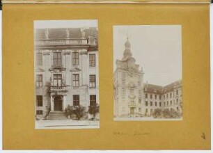 Schloss Zerbst: Ansicht, Ansicht Portal (aus: Skizzen- und Fotoalbum 11)