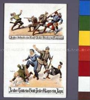 Postkarte gegen die Entente