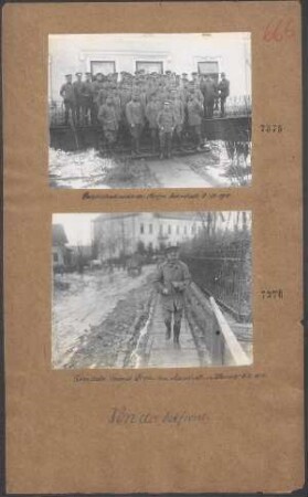 Komdrdr. General Freih. von Marschall in Zborow