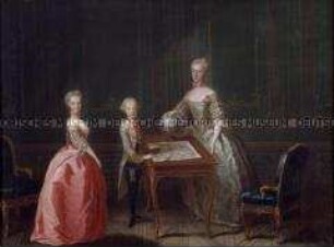 Erzherzogin Maria Amalia, Erzherzogin Maria Josepha und Erzherzog Ferdinand