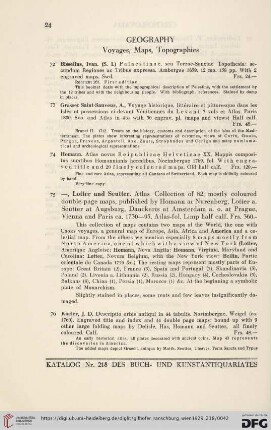 Geography (No. 72 - 94)
