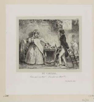 Madame Tartare, Blatt 4 der Folge "Lithographisches Album"