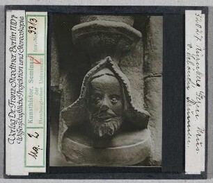 Nürnberg: Kopf, Schöner Brunnen, Germanisches Nationalmuseum