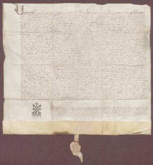 Vidimus einer Bulle Papsts Innocenz VIII. von 1487 August 30 betreffend die Privilegien des Zisterzienserordens.
