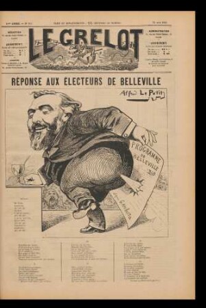 Réponse aux électeurs de Belleville
