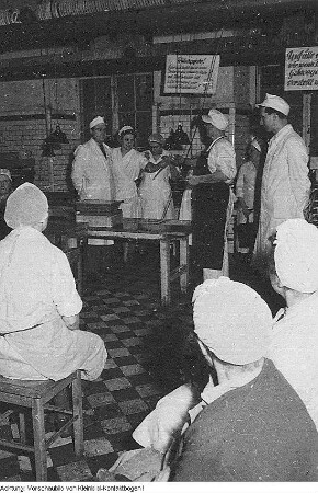 Lebensmittelproduktion: Backwaren, Fleisch- und Wurstwaren, 1957