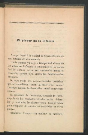 El placer de la infamia