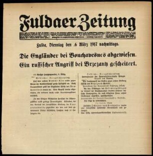 Ausgabe vom Dienstag, den 06. März 1917.