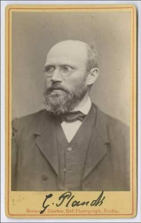 Planck, Prof. Dr. Gottlieb Georg Carl (MdR)