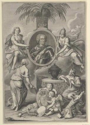 Bildnis des Königs August II. von Polen