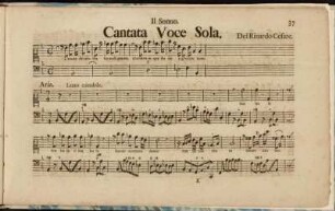 Il Sonno. Cantata Voce Sola