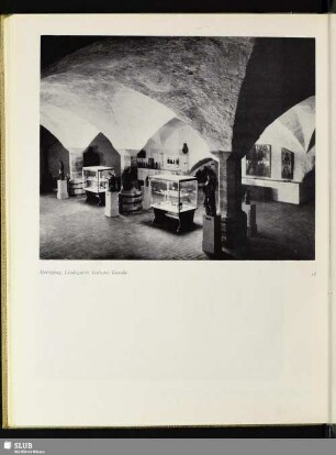 Moritzburg. Landesgalerie. Gotisches Gewölbe