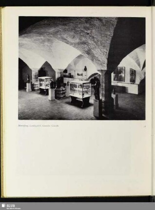 Moritzburg. Landesgalerie. Gotisches Gewölbe