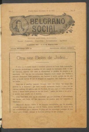 Otra vez Belén de Judea... - [Editorial]