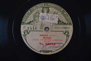 Ideale : Melodia / (Tosti)