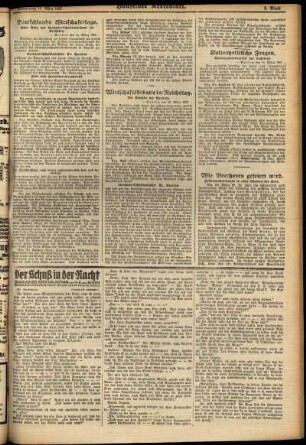 Zweite Ausgabe vom Donnerstag, den 17. März 1927.