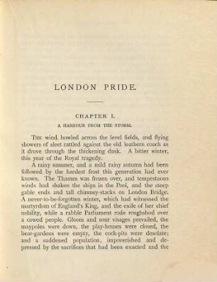 London pride or When the world was younger, 1
