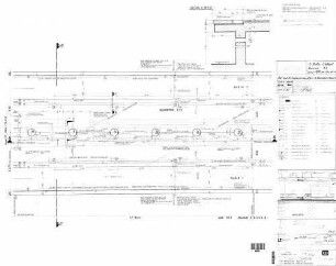 Stuttgart Hbf: Werkplan Block 2 km 0.153 - 0.193 / Be- und Entwässerungsplan S-Bahntunnel Block 2