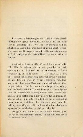 Studien zur indogermanischen Sprachgeschichte, 1,1. Indogermanisch ss mit vier Exkursen
