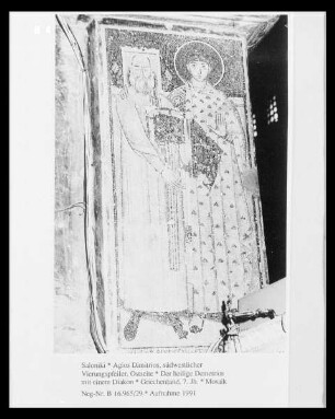 Der heilige Demetrios mit einem Diakon