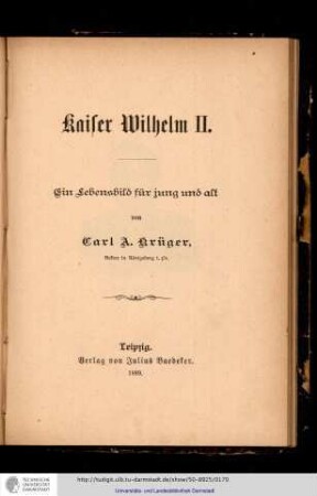 Kaiser Wilhelm II