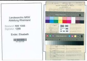 Entnazifizierung Elisabeth Ender , geb. 25.06.1894 (Lehrerin)