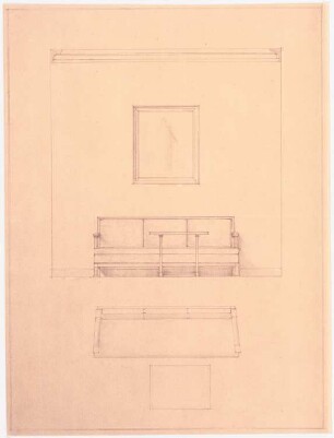 Haus Darré, Berlin-Dahlem Umbau: Sofa, Tisch