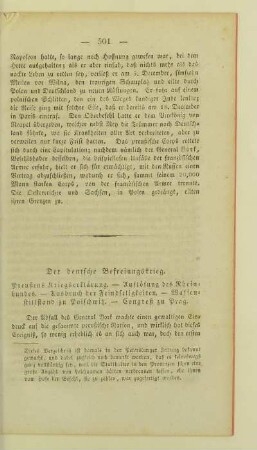 Der deutsche Befreiungskrieg