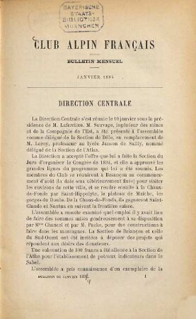 Bulletin mensuel. 1894