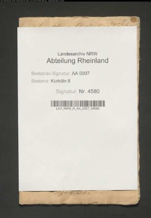 Inventarisation des kurfürstlichen Schlosses zu Ahaus durch den Hofkammerrat zu Eick.