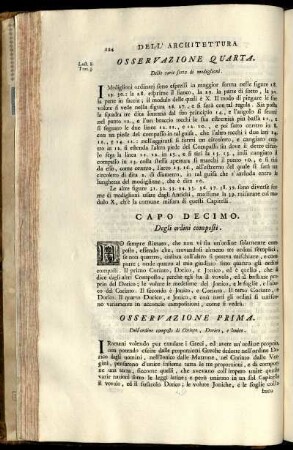 Capo 10. Degli ordini composti.