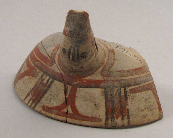 Fragment of a tripod clay bowl