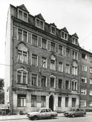 Dresden-Neustadt, Friedensstraße 19. Wohnhaus (um 1900). Straßenansicht