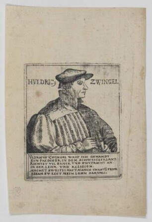 Bildnis des Hvldricvs Zwingel