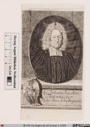 Bildnis Johann Joachim Thönnicker