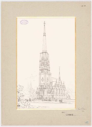 Kirche: Perspektivische Ansicht