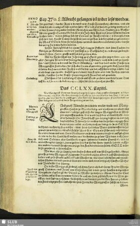 Das CCLXX. Capitel