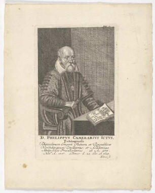 Bildnis des Philippvs Camerarivs