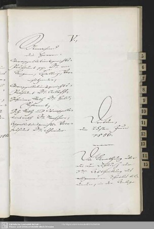 V., 25. Juni 1856