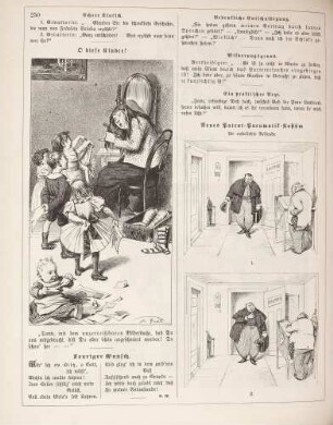 "O diese Kinder!" "Neues Patent-Pneumatik-Kostüm"