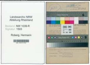 Entnazifizierung Hermann Roberg , geb. 02.01.1907 (Angestellter)