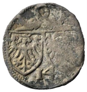 Fundmünze, Pfennig (einseitig), 1514