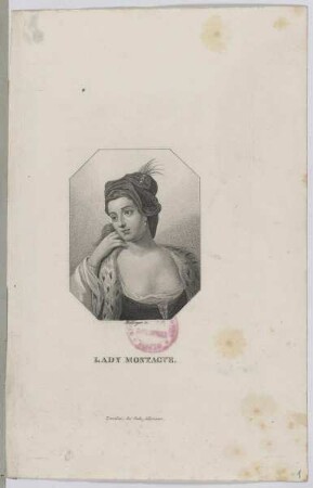 Bildnis der Lady Mary Wortley Montague