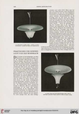 Praktisches und schönes Licht für den Raum