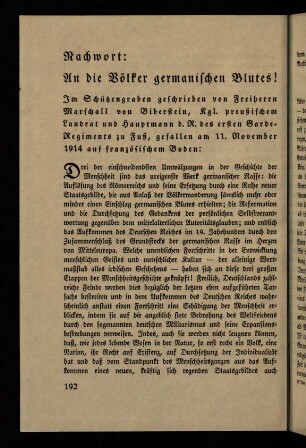 192-198, Nachwort