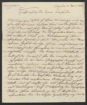 Brief an Jacob Grimm : 11.04.1832