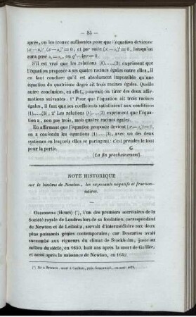 Note historique.