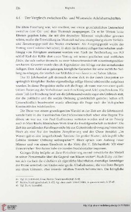 4.4. Der Vergleich zwischen Ost- und Westreich: Adelsherrschaften