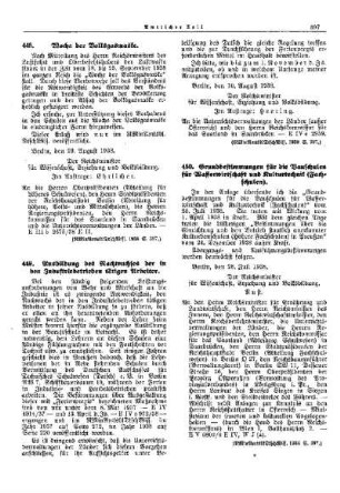 Grundbestimmungen für die Bauschulen für Wasserwirtschaft und Kulturtechnik (Fachschulen) : [Erziehung] ; [Für das Reich] ; [Amtliche Erlasse] ; [Amtlicher Teil]